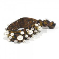 JE0217B HT HAIR TIE WITH PEARL