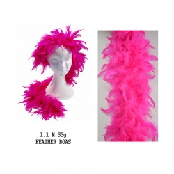 KT0661B-HP FEATHER BOA HOT PINK