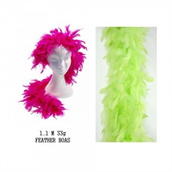 KT0661B-LM FEATHER BOA LIME