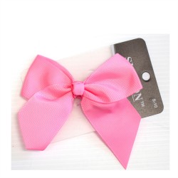 HE2030-PK  PINK HAIR CLIP WITH BOW