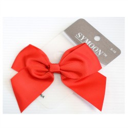 HE2030-RD HAIR CLIP WITH BOW