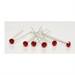UE0124M-RD U PIN RED DAIMONTE PACK OF 6 PCS