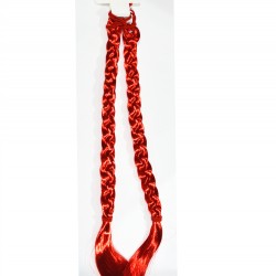 QE0202A-RE  POLY TIES RED COLOUR